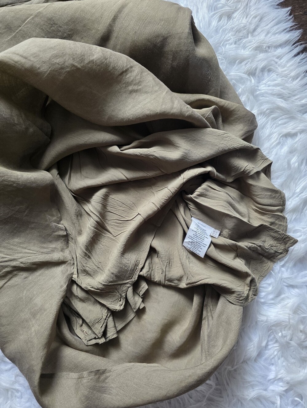 Faithfull the Brand Olive-Green Strapless Maxi Dress - Picture 11 of 15